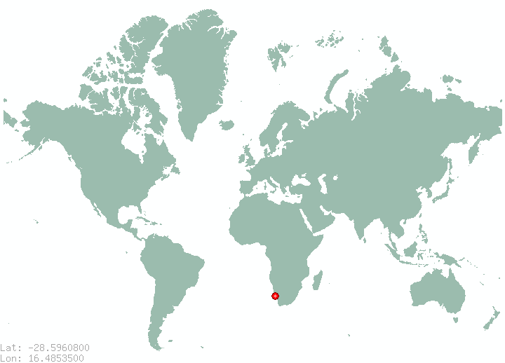 Alexander Bay in world map